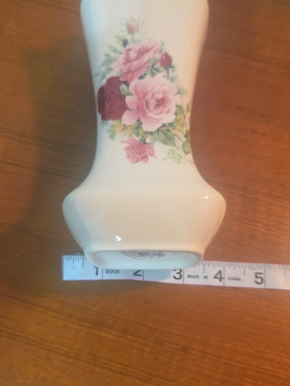 Kernewek Pottery, England Ceramic Rose Accent Vase